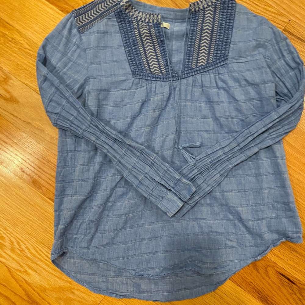 J Crew Peasant Top